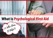 What is Psychological First Aid IMAGE